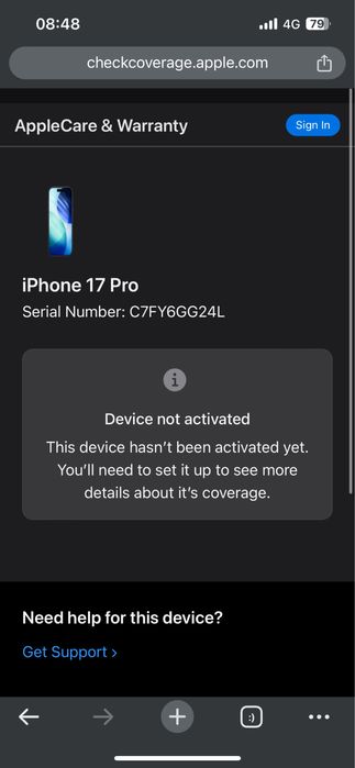 Новый iPhone 17 pro 256gb