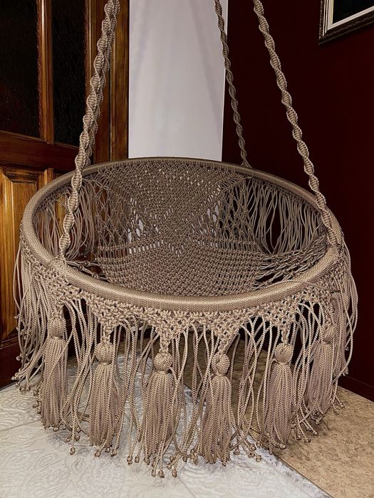 Подвесное кресло ручной работы