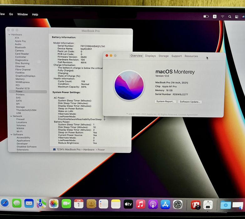 MacBook Pro M1 Pro 16/512- Ideal noutbuk ( Макбук - Ноутбук )