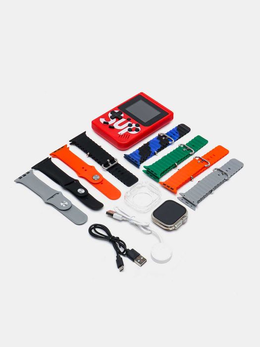 2 ta Smart watch va tetris, 8 ta remeshok. Sovg'a uchun ideal variant