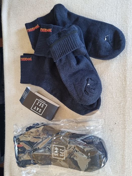 Pachet 6 perechi sosete Thermal, albastru. Unisex. Noi