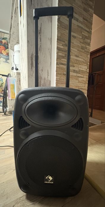 Boxă activă Auna Streetstar 12 -bluetooth, baterie, microfoane defecte