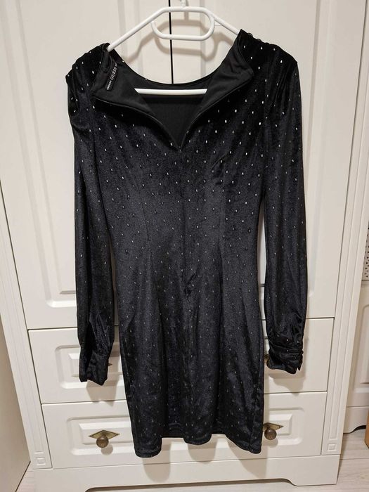 Rochie GUESS Eleganta din catifea - S