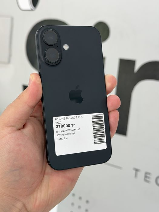 Iphone 16 128gb 91% с гарантией