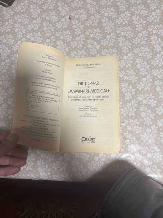Dictionar de examinari medicale