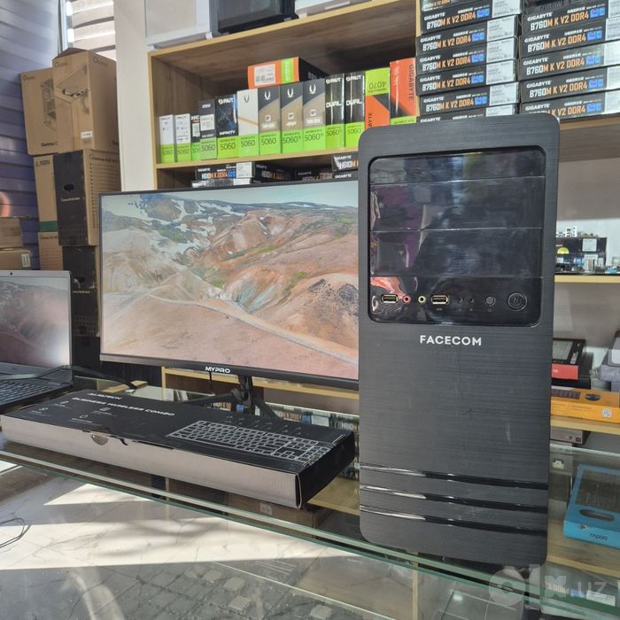 Kompyuter toʻplaml monitor  24 fxd curved  75 hz