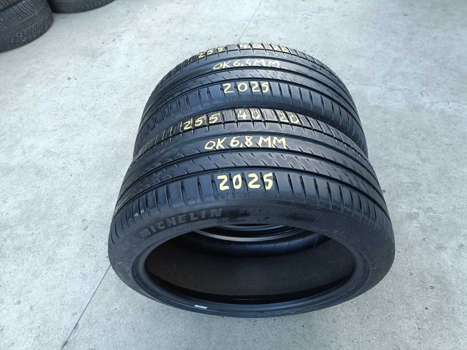 Doua anvelope de vara 255 40 20 michelin pilot sport ev dot 2025