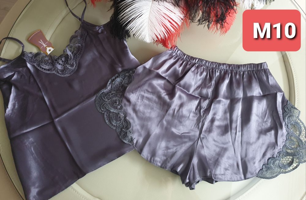 Pijamale dama satin ,calitate PREMIUM,oferta pret,DIVERSE CULORI