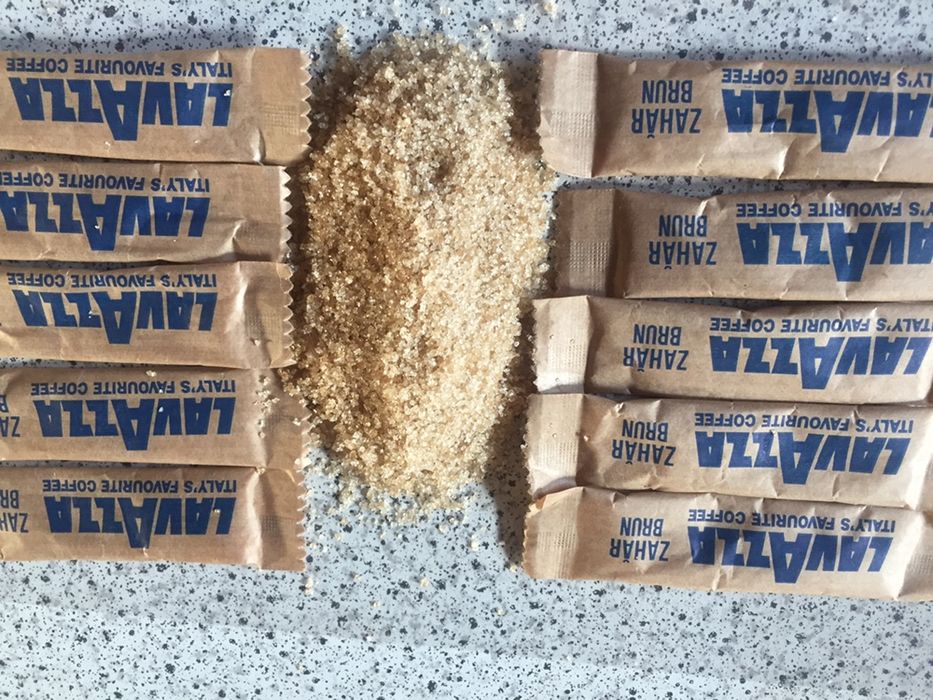 Zahar plic cristal si brun