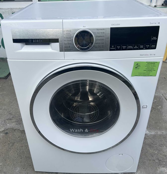 Пералня със сушилня 9 kg Bosch WNG24490 (Serie 6) – Внос от Германия, Гаранция!
