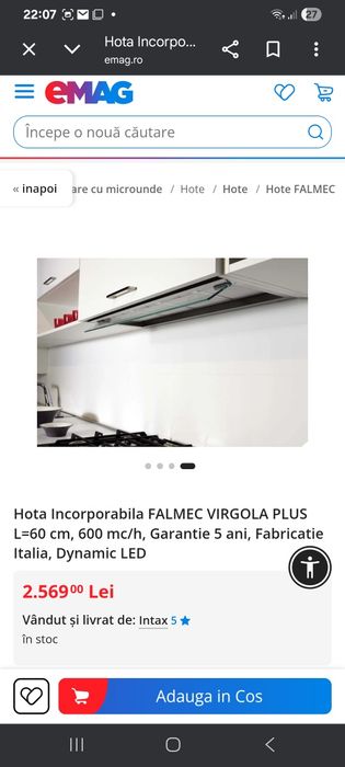 Vând hota, chiuveta bucatarie