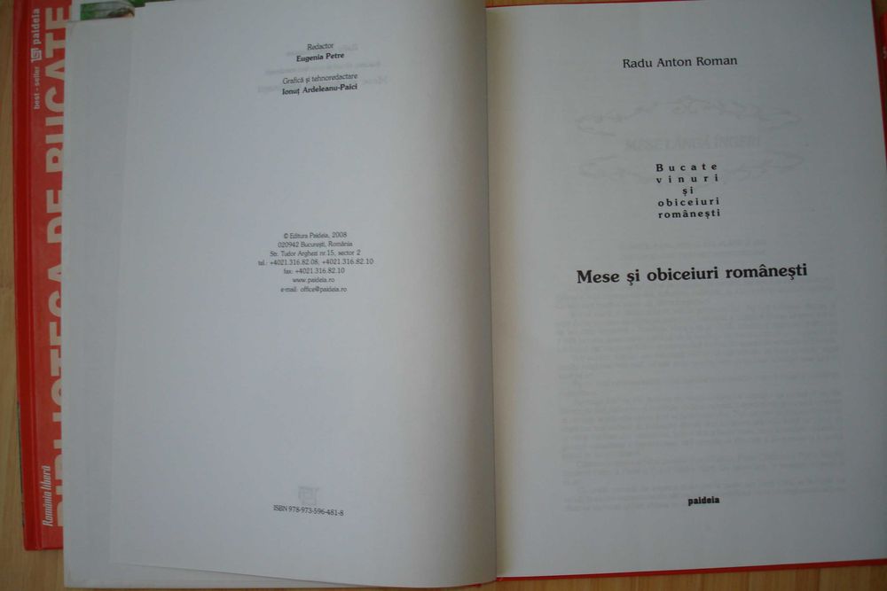 Carti de bucate Radu Anton Roman vol 5,6- 2 buc