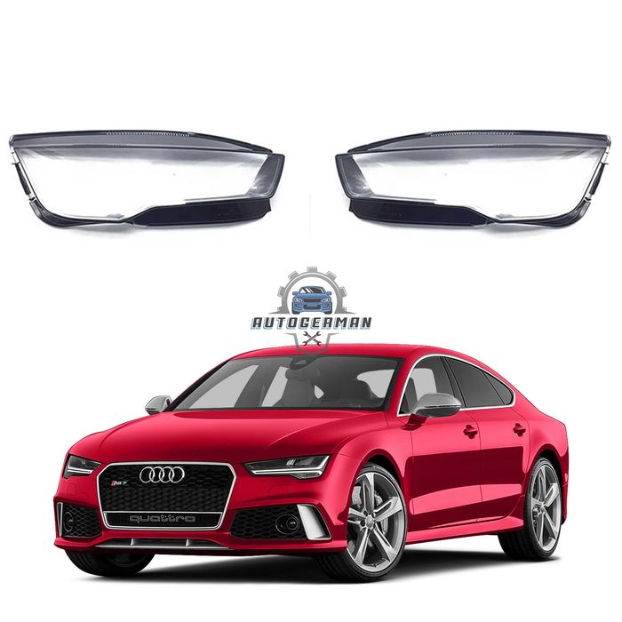 Капаци фарове Audi A7 (15-17) стъкло фар крушки Ауди А7 xenon