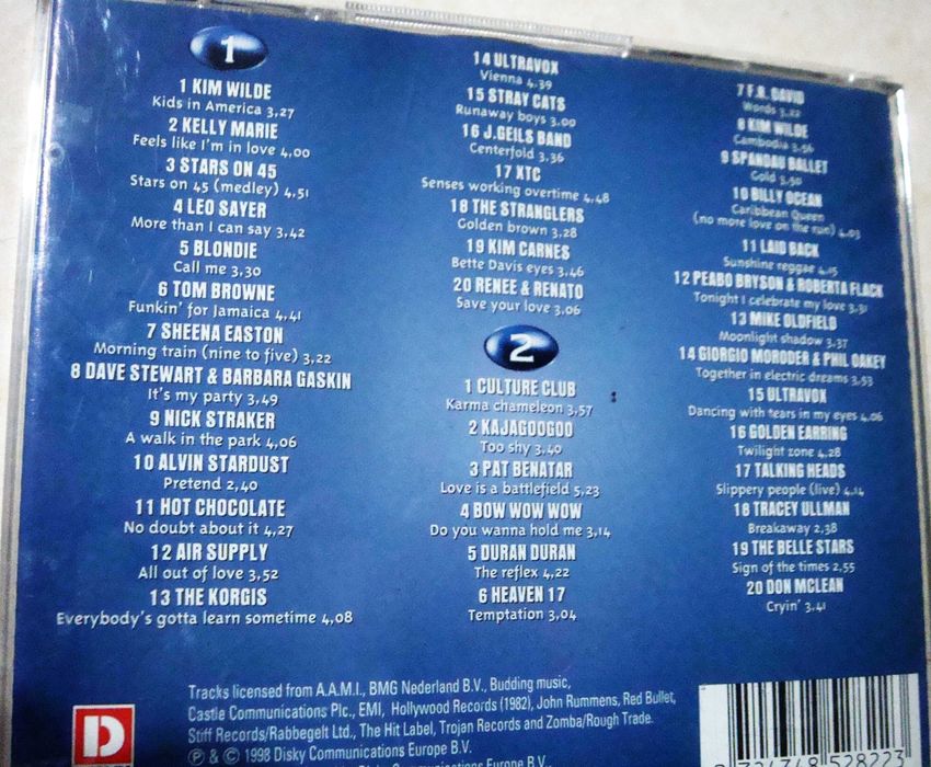 Два двойни CD с хитове от 1980-1989 г