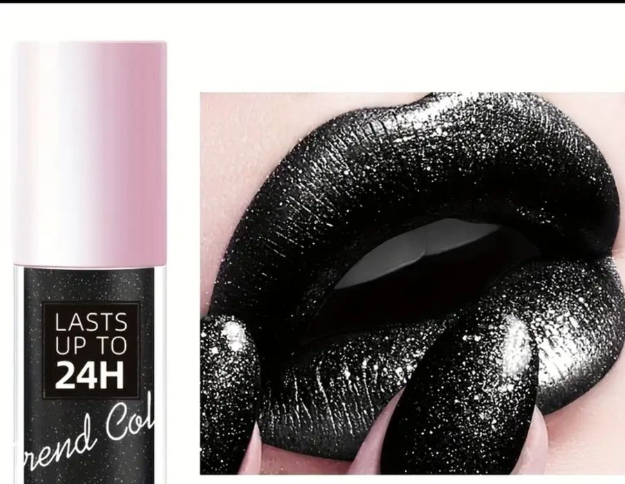 матово дълготрайно червило (черно и др.)