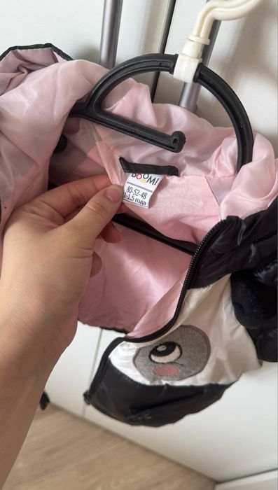 Куртку плюс комбинезон на девочку весна