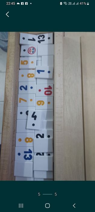 Joc Remi Clasic Românesc cu piese din Ebonita ( Nu plastic)