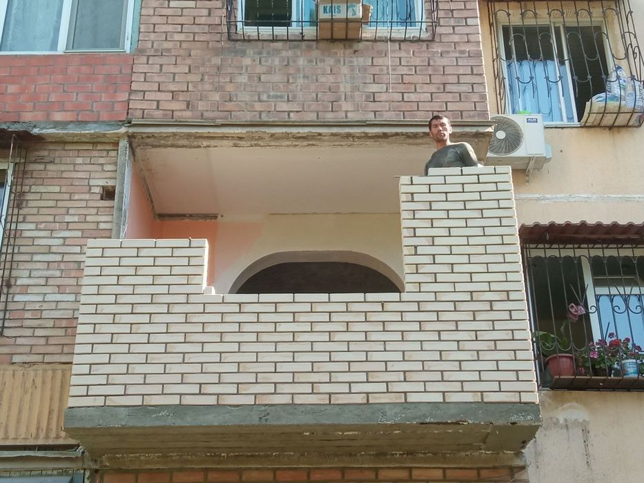 Кладка Балконга гишт терамиз ablisofka oddiy gisht