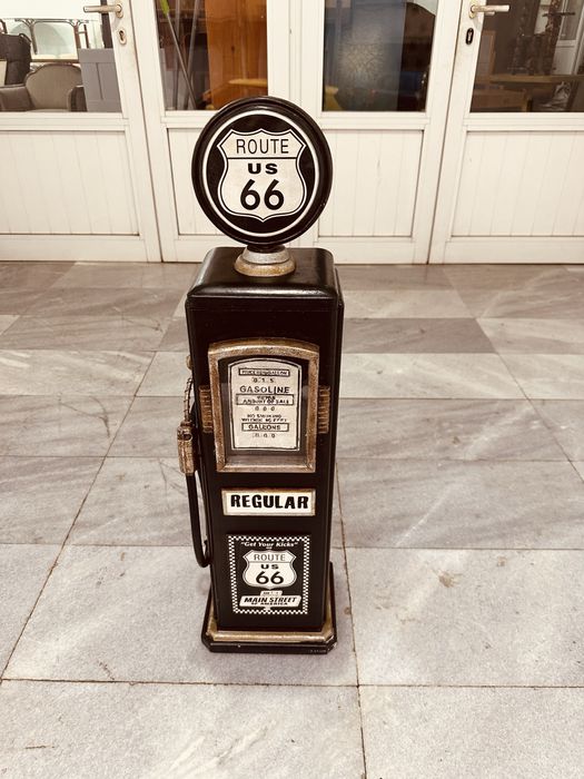 Ретро бензинова колонка ROUTE 66 – винтидж декор