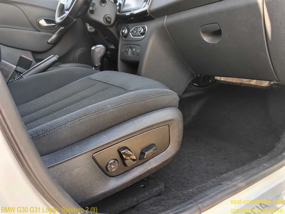 Sistem adaptare scaune de BMW Seria 5 G30 G31 pe Logan Duster Sandero