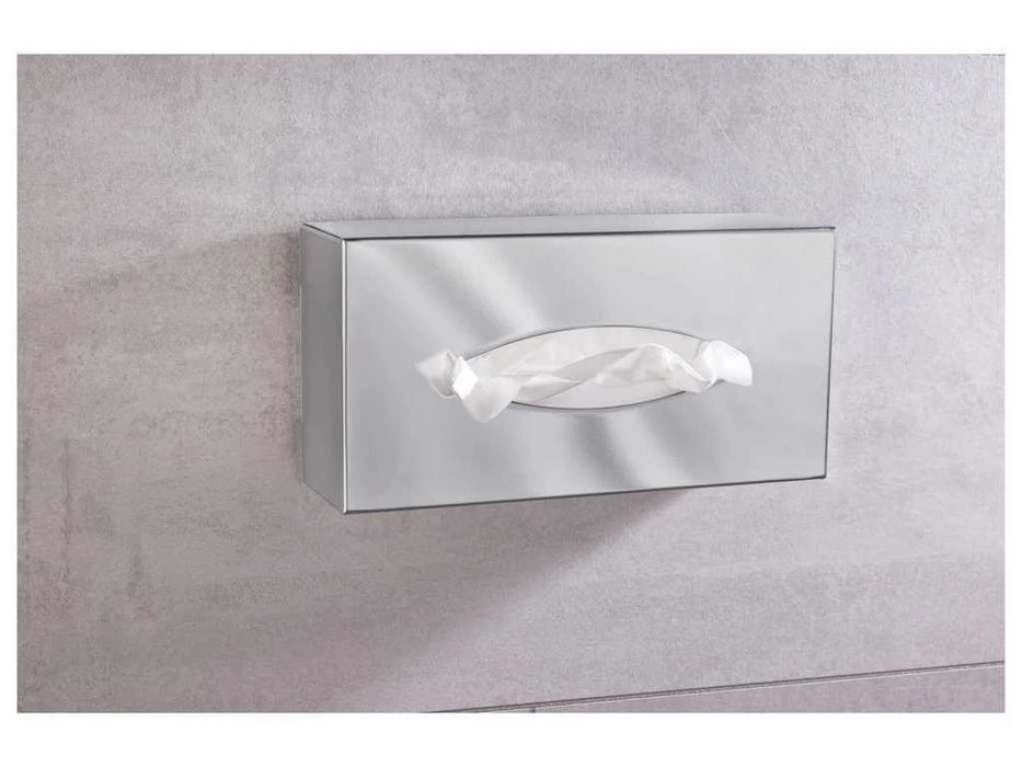 НОВА! Кутия за козметични кърпи салфетки неръждаема стомана