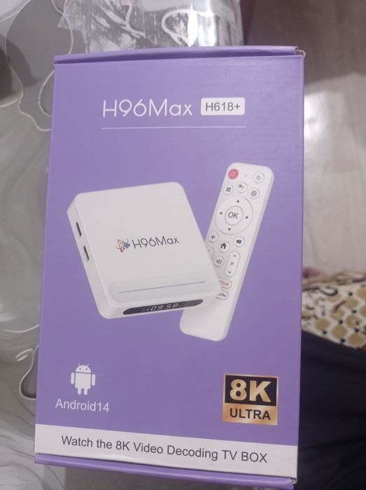 lТВ бокс H96 Max 4/8k ultra hd