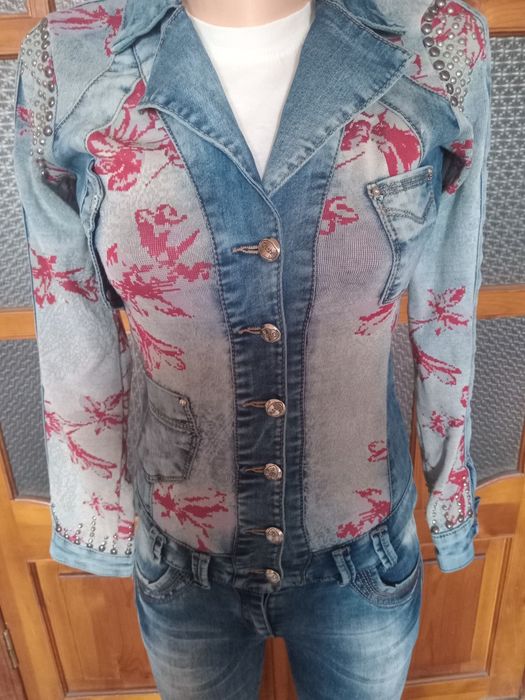 Комбинезон женский джинсовый