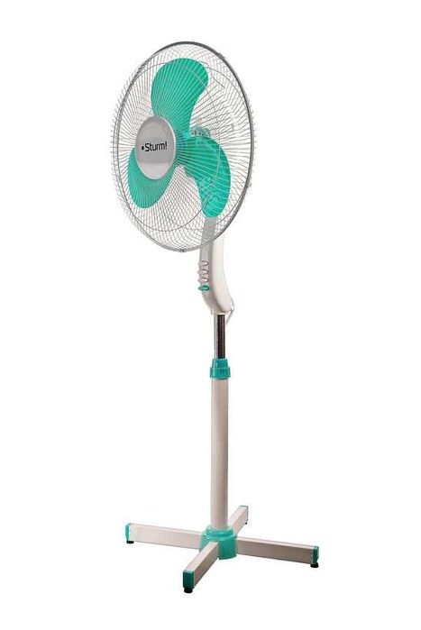 Вентилятор напольный 3 режима, 90гр. вращение, 3 лопасти.