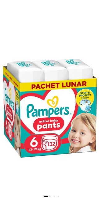 Vand pampers pants nr 6