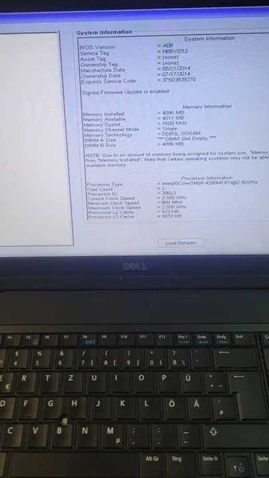 Placa de baza laptop Dell Latitude E6540 P29F Intel i5 4th Gen