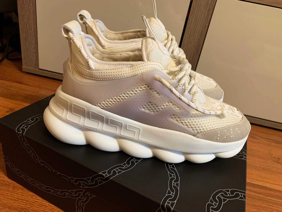 Sneakers VERSACE Chain Reaction Bianco_Full White_Marime 43_ORIGINALI
