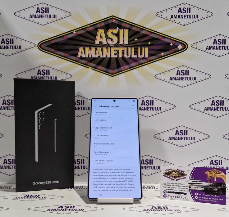 Samsung Galaxy S25 Ultra 5G 512GB 12GB Ram Dual Sim