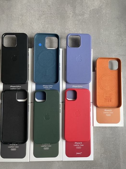 Huse piele iphone 14 & 13 Pro, Pro Max, Plus, mini ori clasic