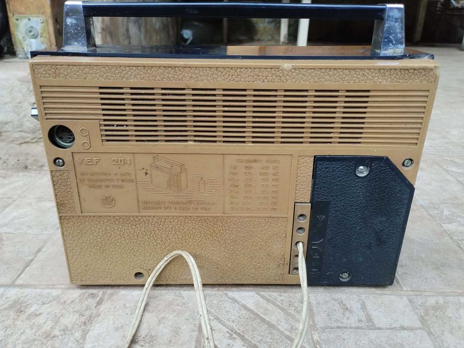 Радио касетофон Vef 260-2 и Vef 204
