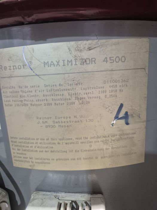 Destratificator aer cu termostat