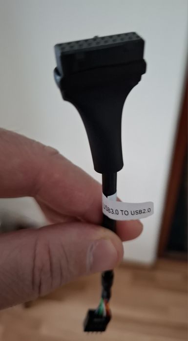 Adaptor Inter-Tech USB 3.0 la USB 2.0