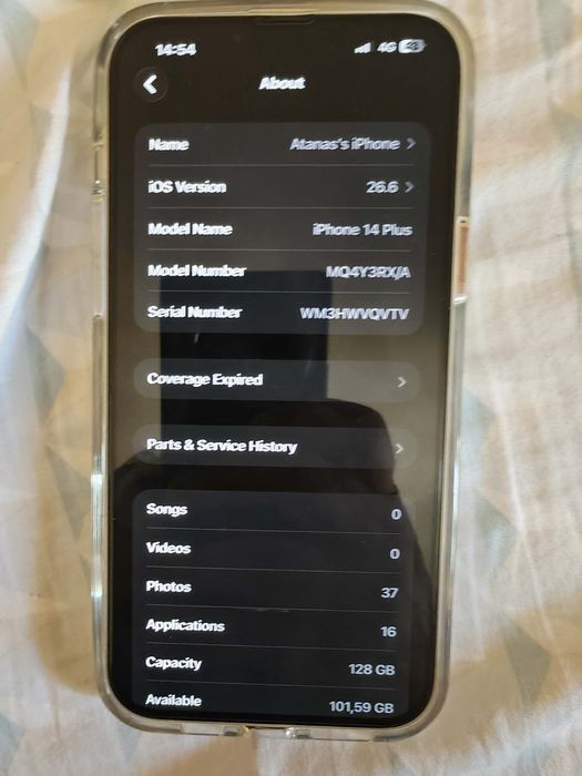 Iphone 14 plus 100 % батетия