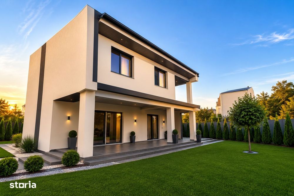 Vila exclusivista 325 mp, 391 mp teren, 5 camere, Chiajna