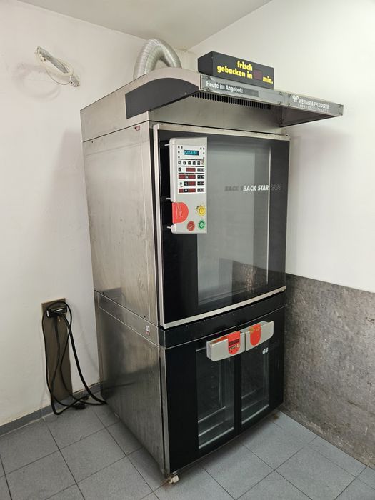 Конвектомат три във едно Немски 8бр. 60/40см. със втасален шкаф отдолу