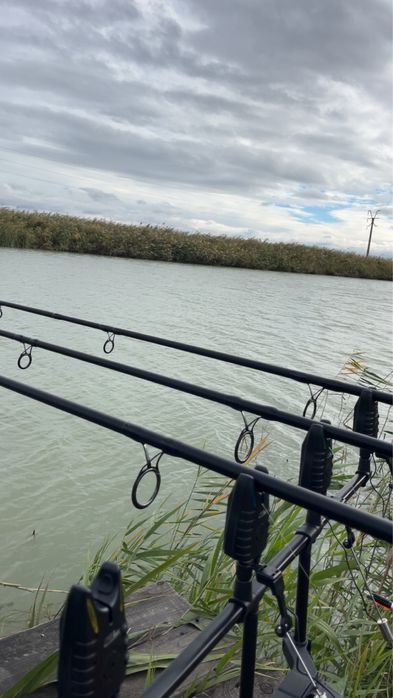 CADOU 2 lansete -Rod Pod de pescuit – stabil, reglabil și gata de baltă!