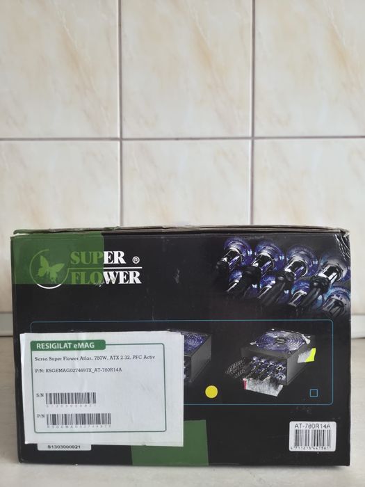 Sursă PC Super Flower Atlas, 780W, ATX 2.32, PFC Activ
