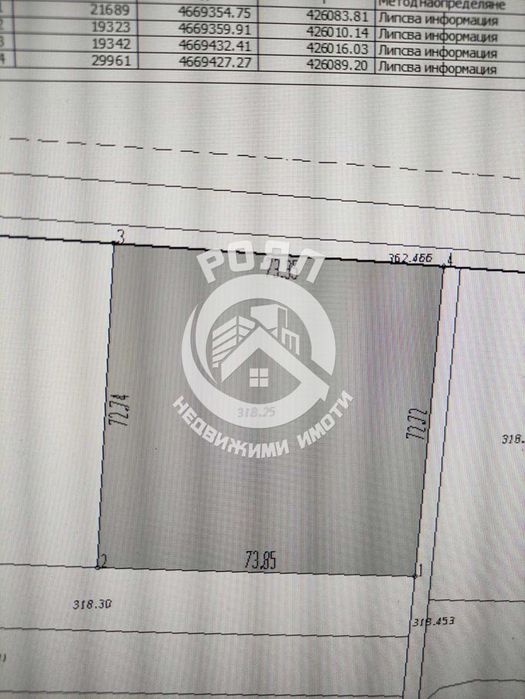 Парцел в Пловдив-Индустриална зона - Север площ 5352 цена 214080