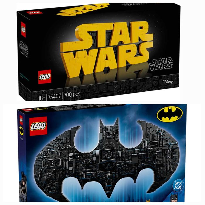 Нови Lego - Лого на Star Wars (75407)/ DC Comics Super Heroes - Лого на Батман (76330)
