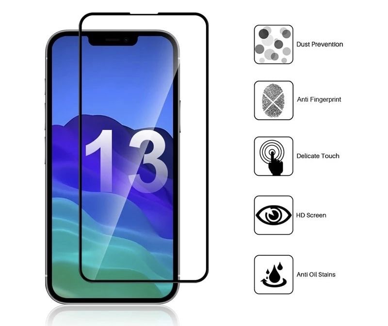 Folie Sticla XGLASS 22D  - Iphone 13/14/15/16/16E/17 PRO MAX PLUS AIR