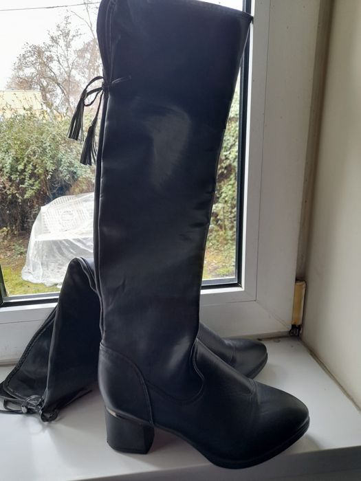 Vand cizme inalte peste genunchi piele eco