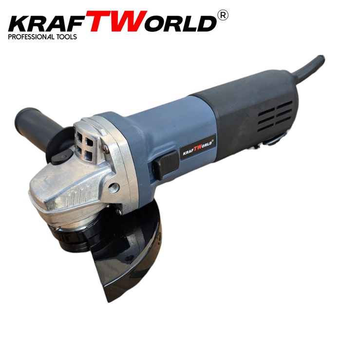 Ъглошлайф 125 мм KraftWorld с плавен старт и регулиране на оборотите