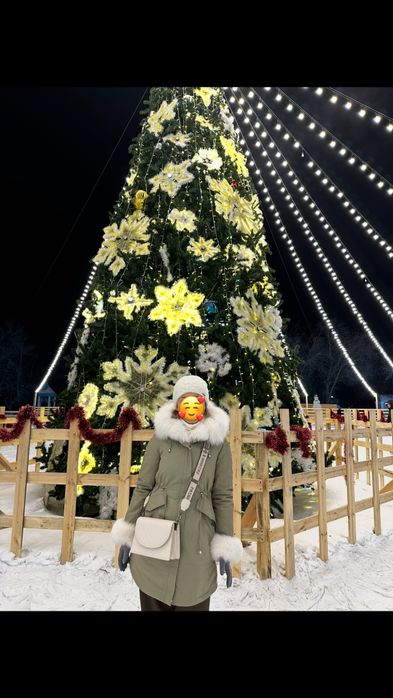 Зимняя парка с мехом