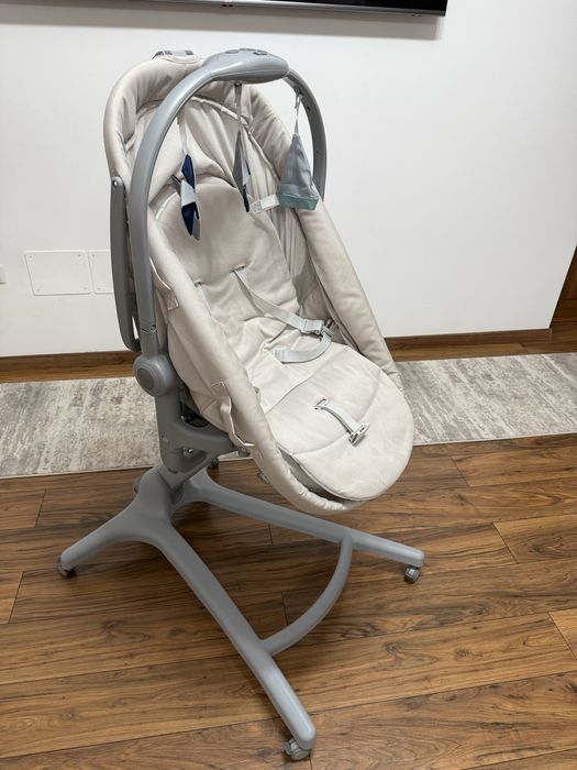 Cosulet multifunctional 5 in 1 Chicco Baby Hug Pro, Gri, 0luni+
