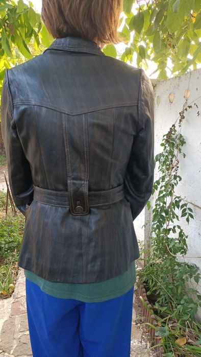 Geaca piele naturala fina