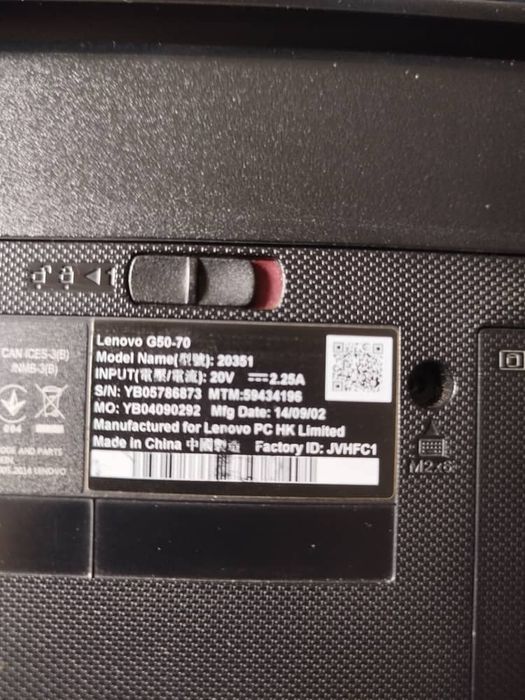 Ноутбук Lenovo g50-70